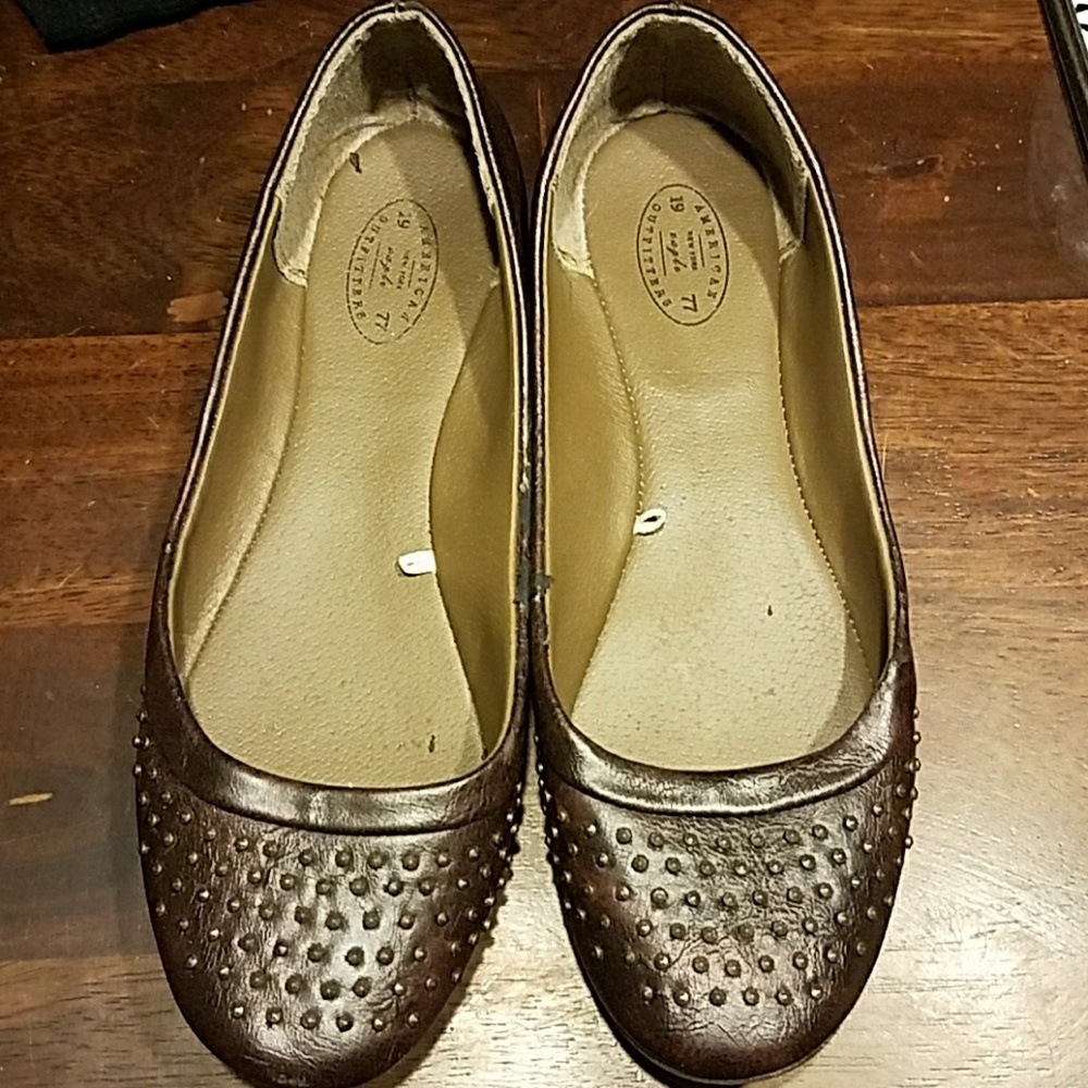 Brown flats from American Eagle, size 7